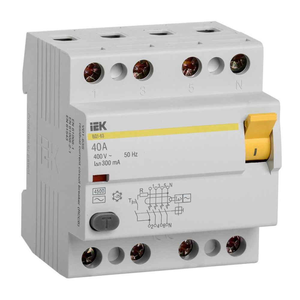 Автоматический выключатель IEK ВД1-63 MDV10-4-040-300