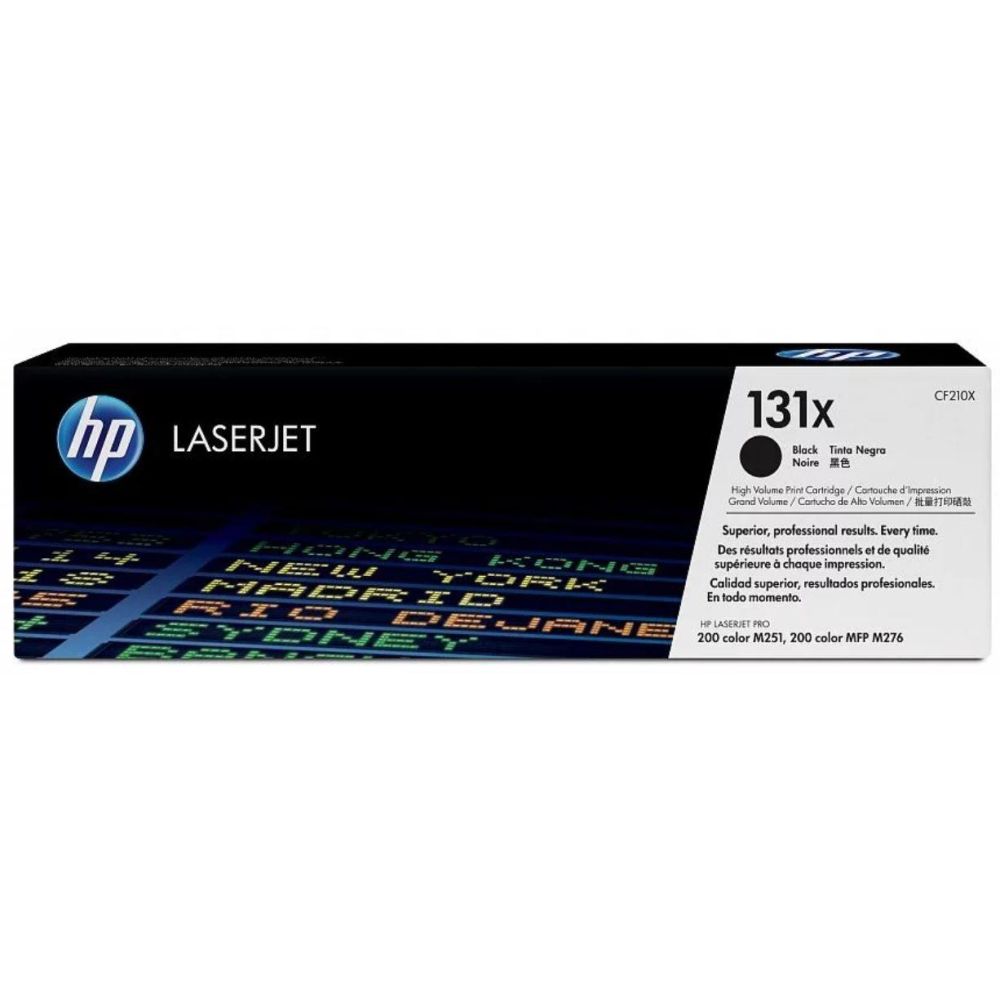 Картридж для лазерного принтера HP 131X CF210X черный - фото 1