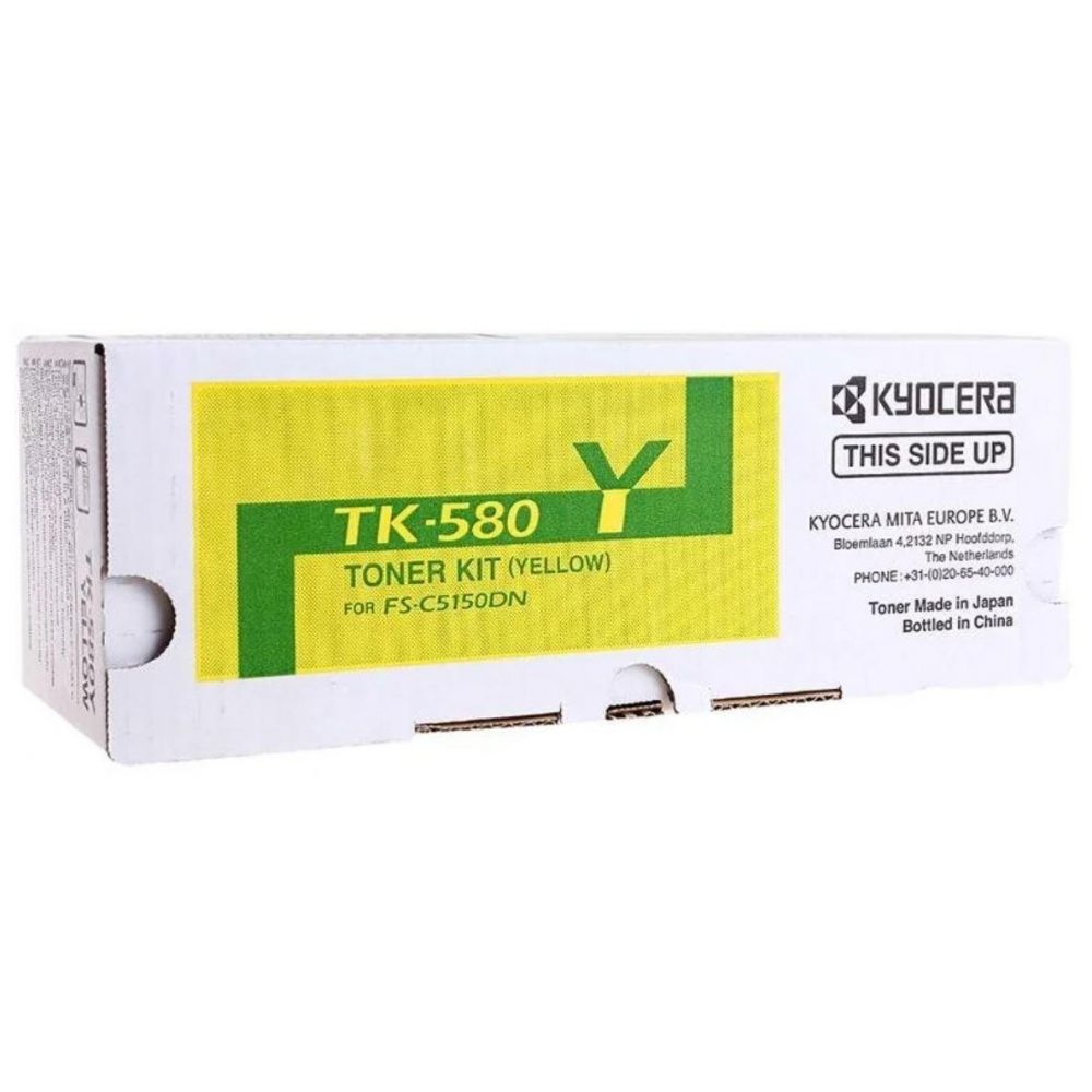 

Картридж для лазерного принтера KYOCERA, TK-580Y [1T02KTANL0] для Kyocera FS-C5150DN