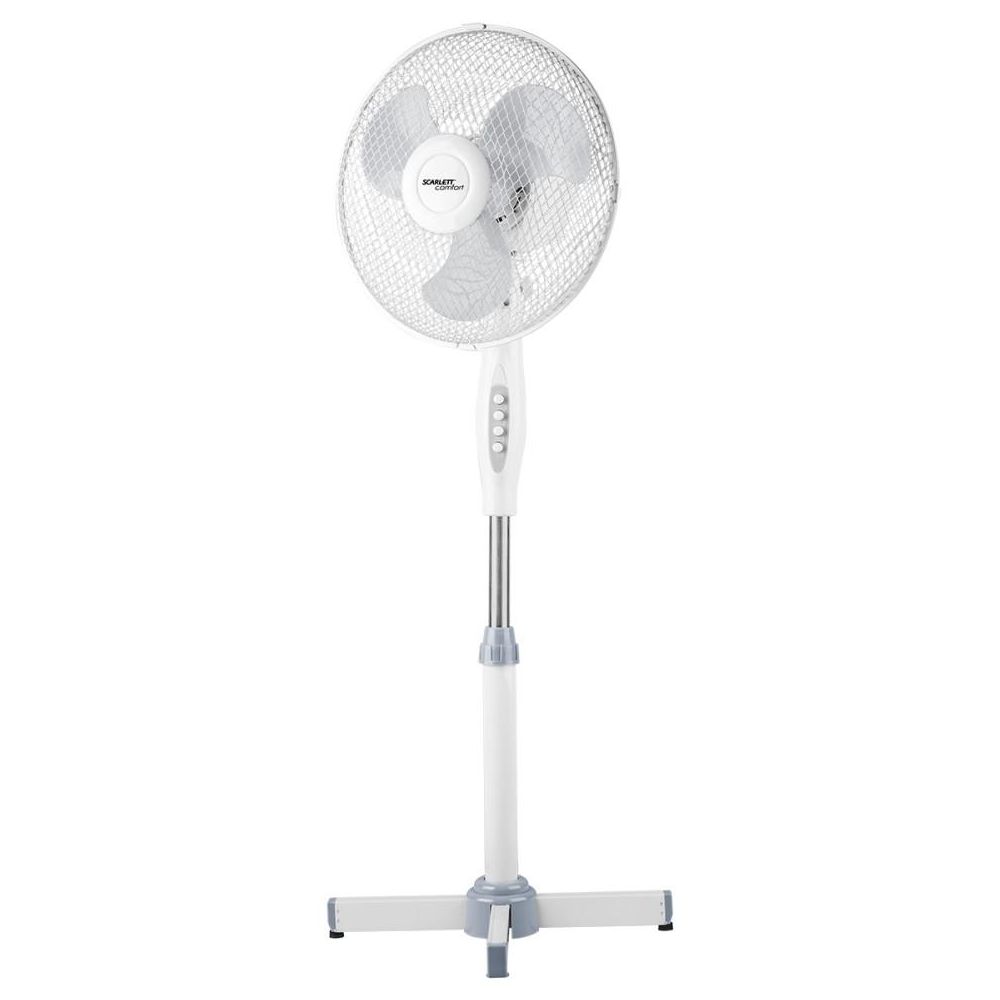 Вентилятор Scarlett SC-SF111B20 белый/серый, цвет белый/серый