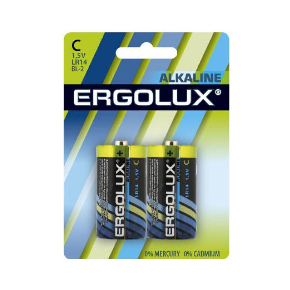 Батарейка Ergolux Alkaline LR14 BL-2 C 1622917 