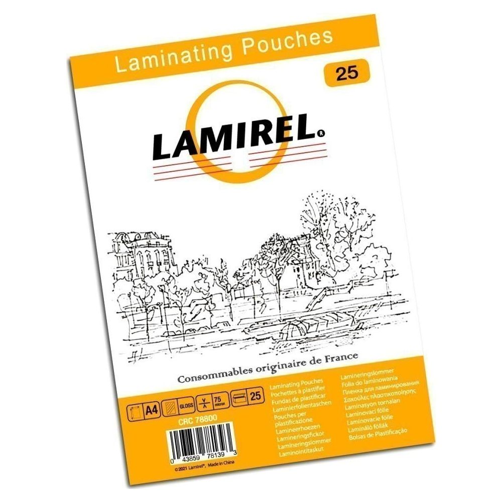 Пленка для ламинирования Fellowes Lamirel (LA-78800) 1678253