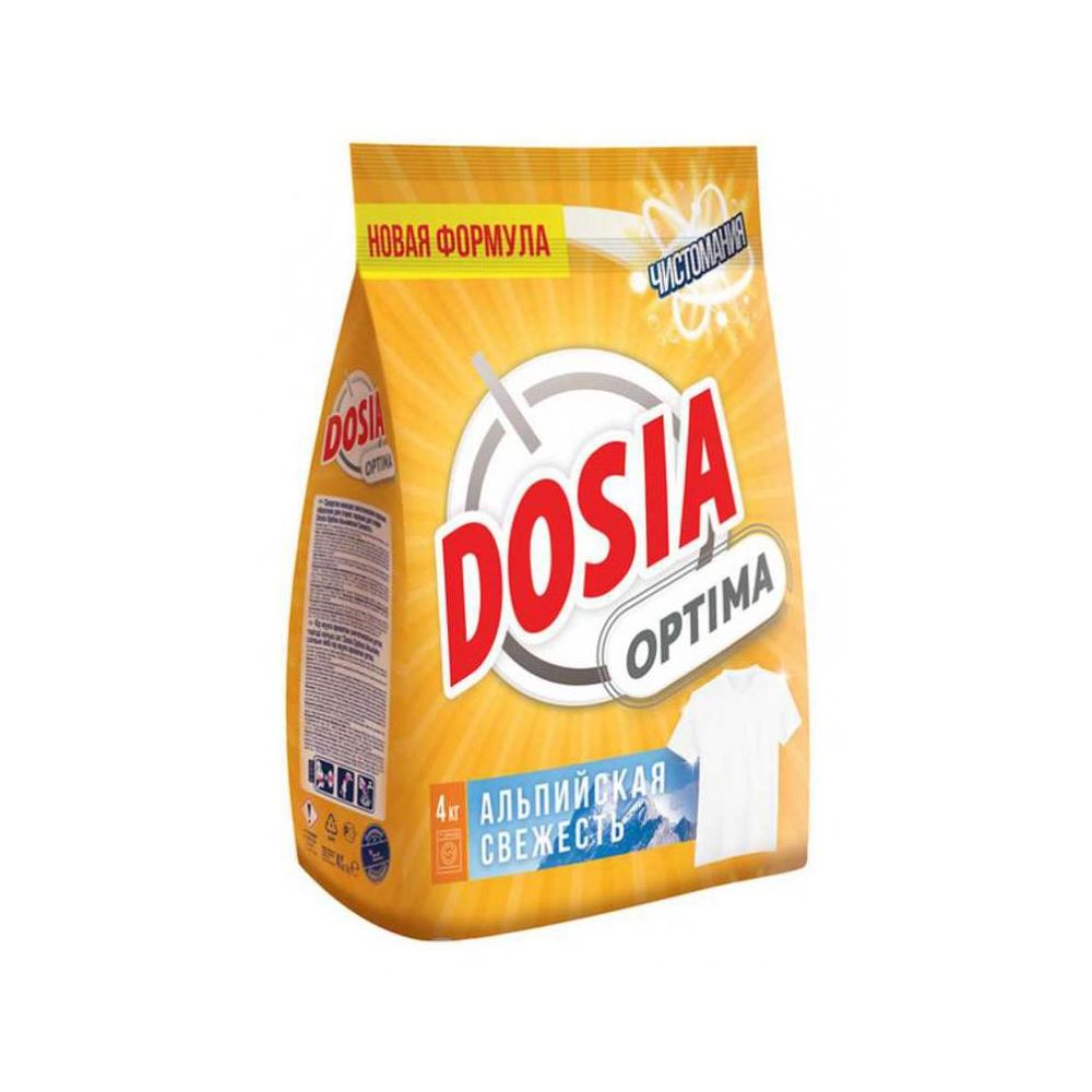 Порошок для стирки Dosia Optima Альпийская Свежесть универсал, 4 кг (1366957)