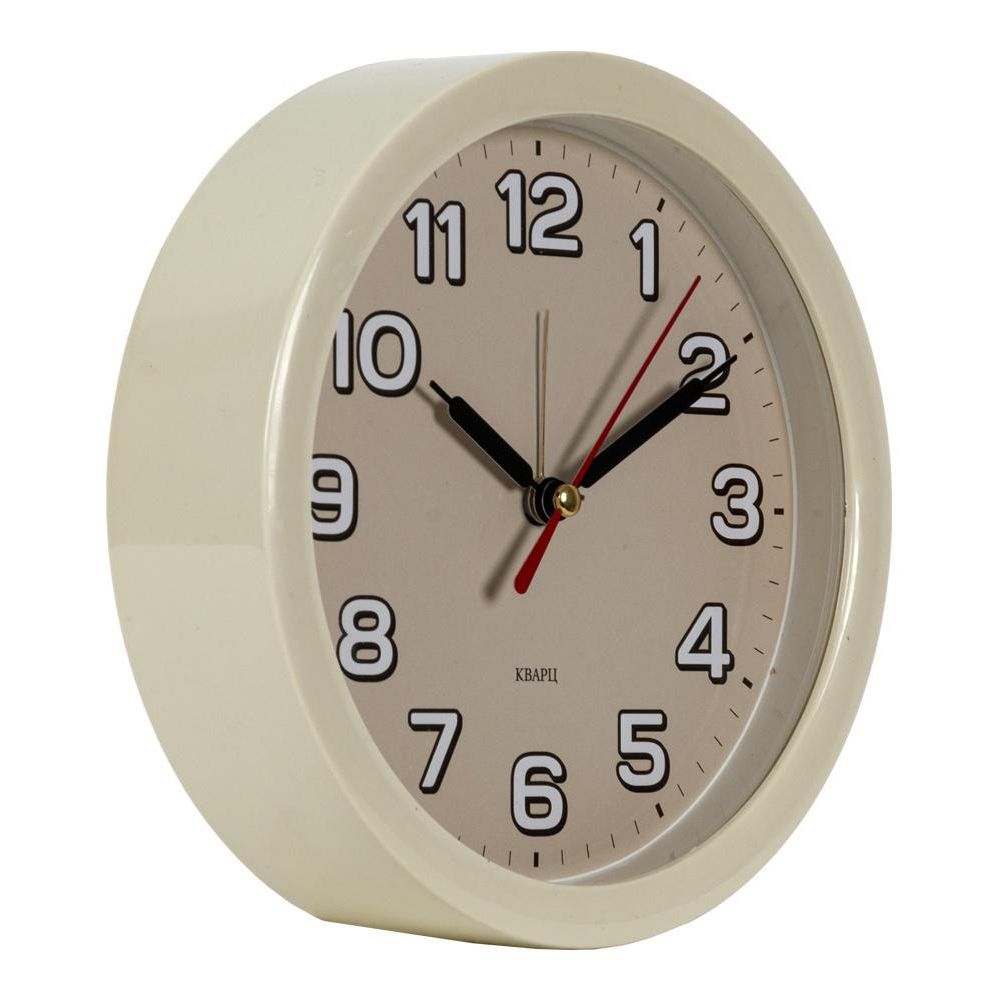 Часы настенные Бюрократ Alarm-R15P бежевый
