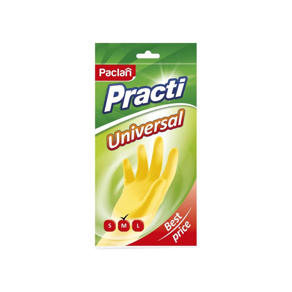 Перчатки латексные PACLAN Practi universal M (407117)