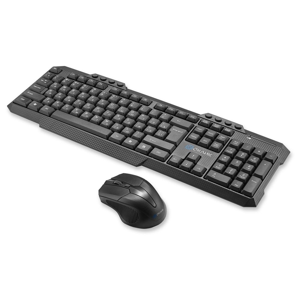 Комплект клавиатура+мышь Oklick 205MK чёрный