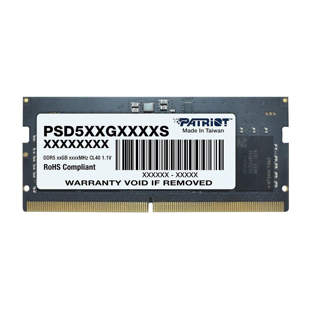 Оперативная память Patriot DDR5 SO-DIMM PC5-38400 4800MHz 16Gb (PSD516G480081S)