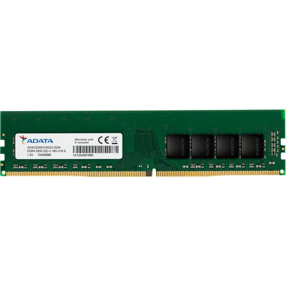 

Оперативная память A-Data, DDR4 DIMM PC4-25600 3200MHz 16Gb (AD4U320016G22-RGN)
