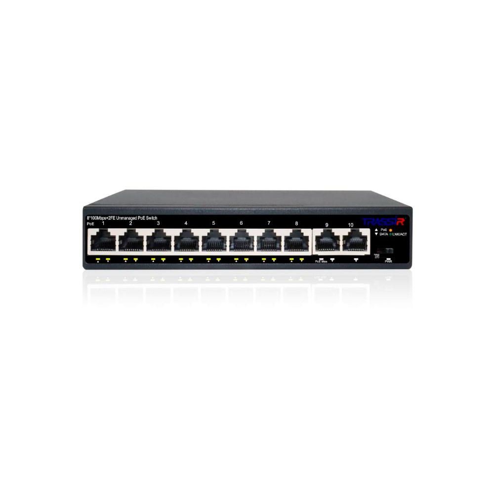 

Коммутатор Trassir, TR-NS1110-105-8POE