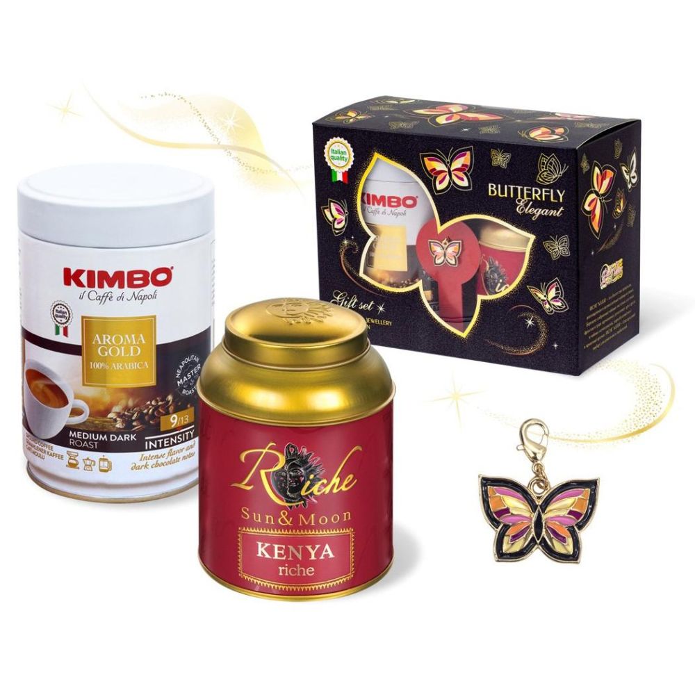 Кофе молотый Kimbo Gold чай Kenya кулон 250г