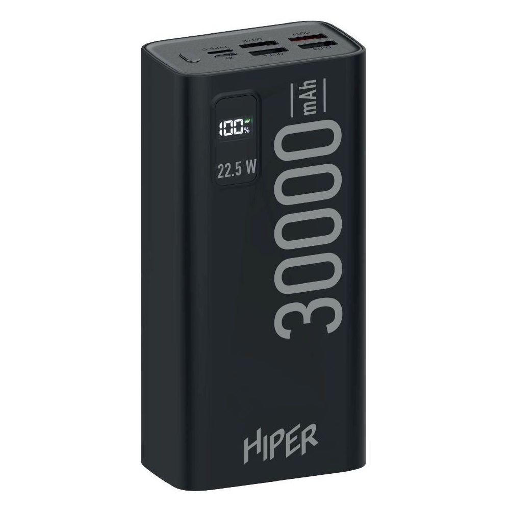 Внешний аккумулятор (Power bank) Hiper EP 30000 чёрный