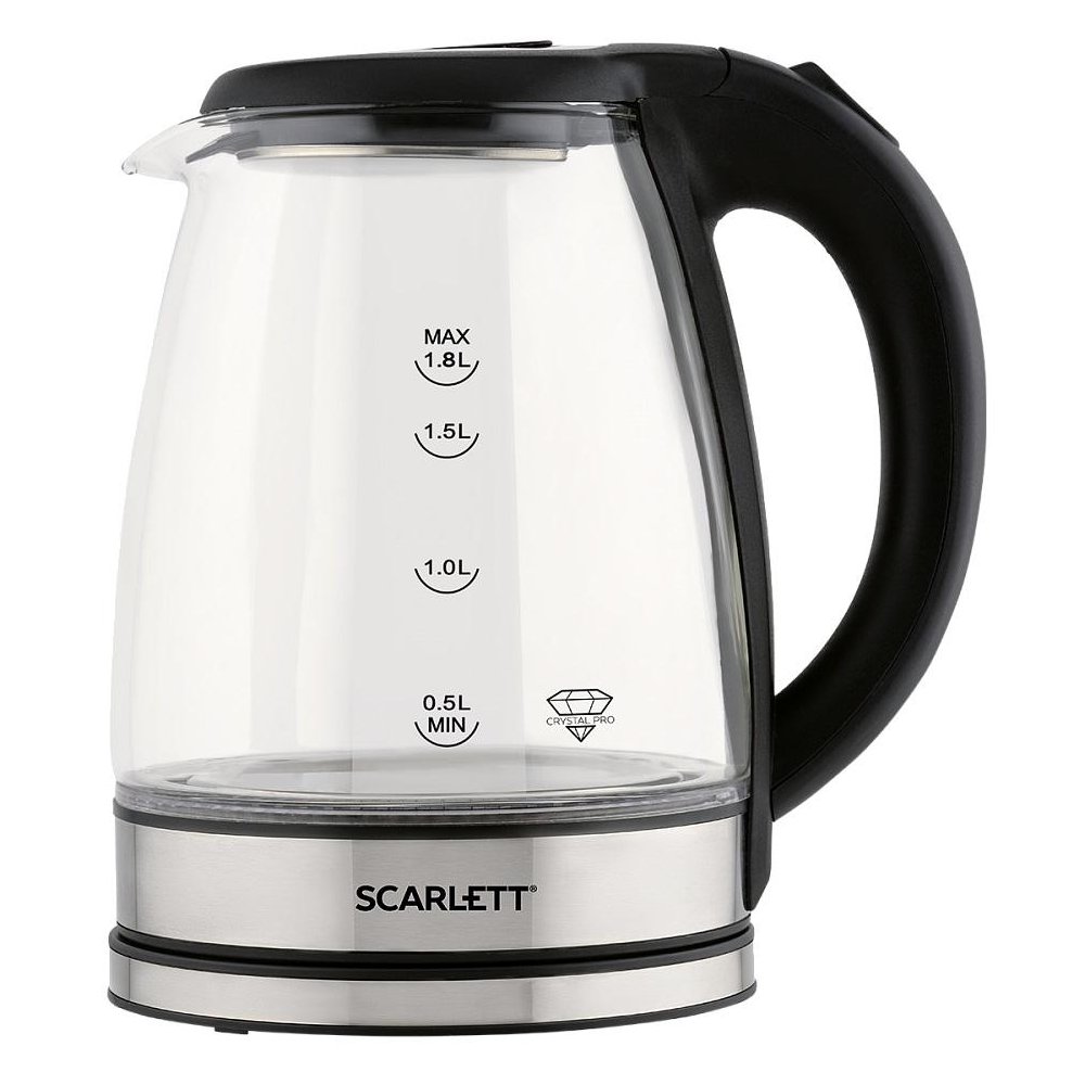 Электрический чайник Scarlett SC-EK27G88 чёрный - фото 1