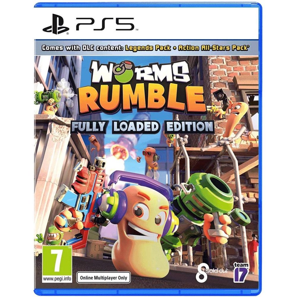 Игра для Sony PS5 Worms Rumble. Fully Loaded Edition, русские субтитры