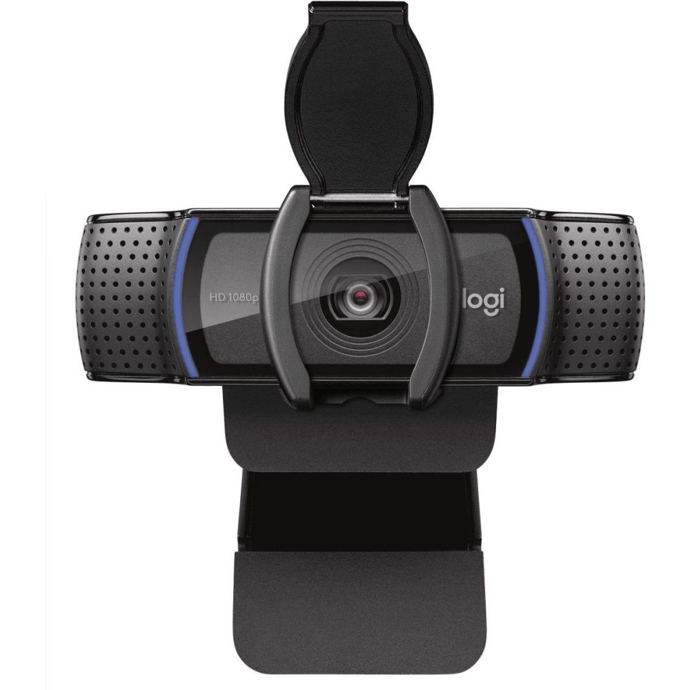 Веб-камера Logitech HD Pro Webcam C920S чёрный