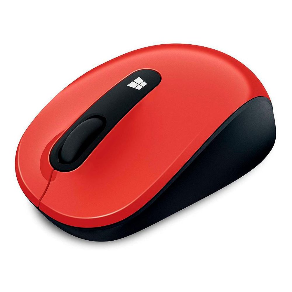 Мышь беспроводная Microsoft Sculpt Mobile Mouse Flame красный - фото 1