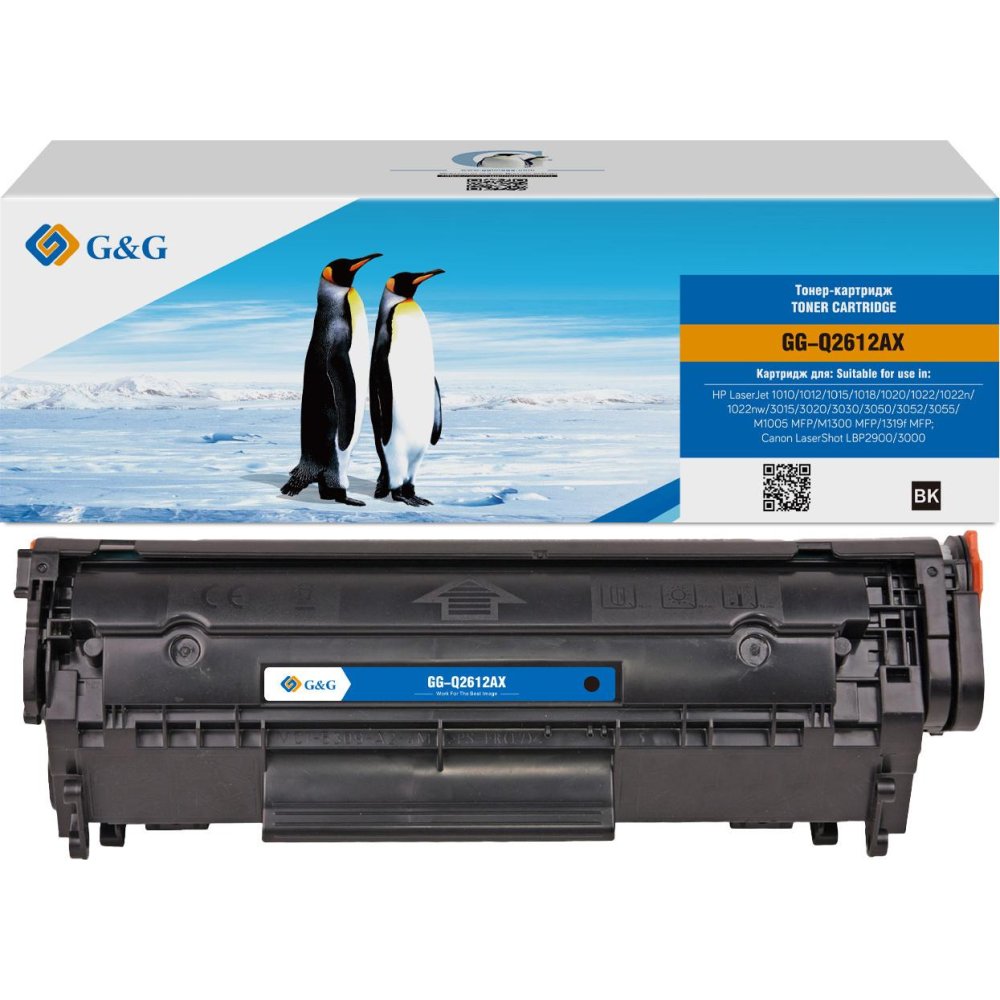 Картридж для лазерного принтера G&G GG-Q2612AX