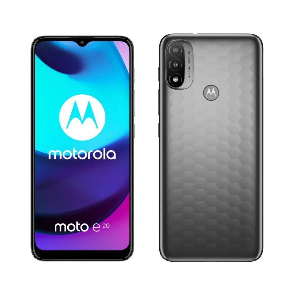 Смартфон Motorola E20 2/32Gb серый E20 2/32Gb серый - фото 1