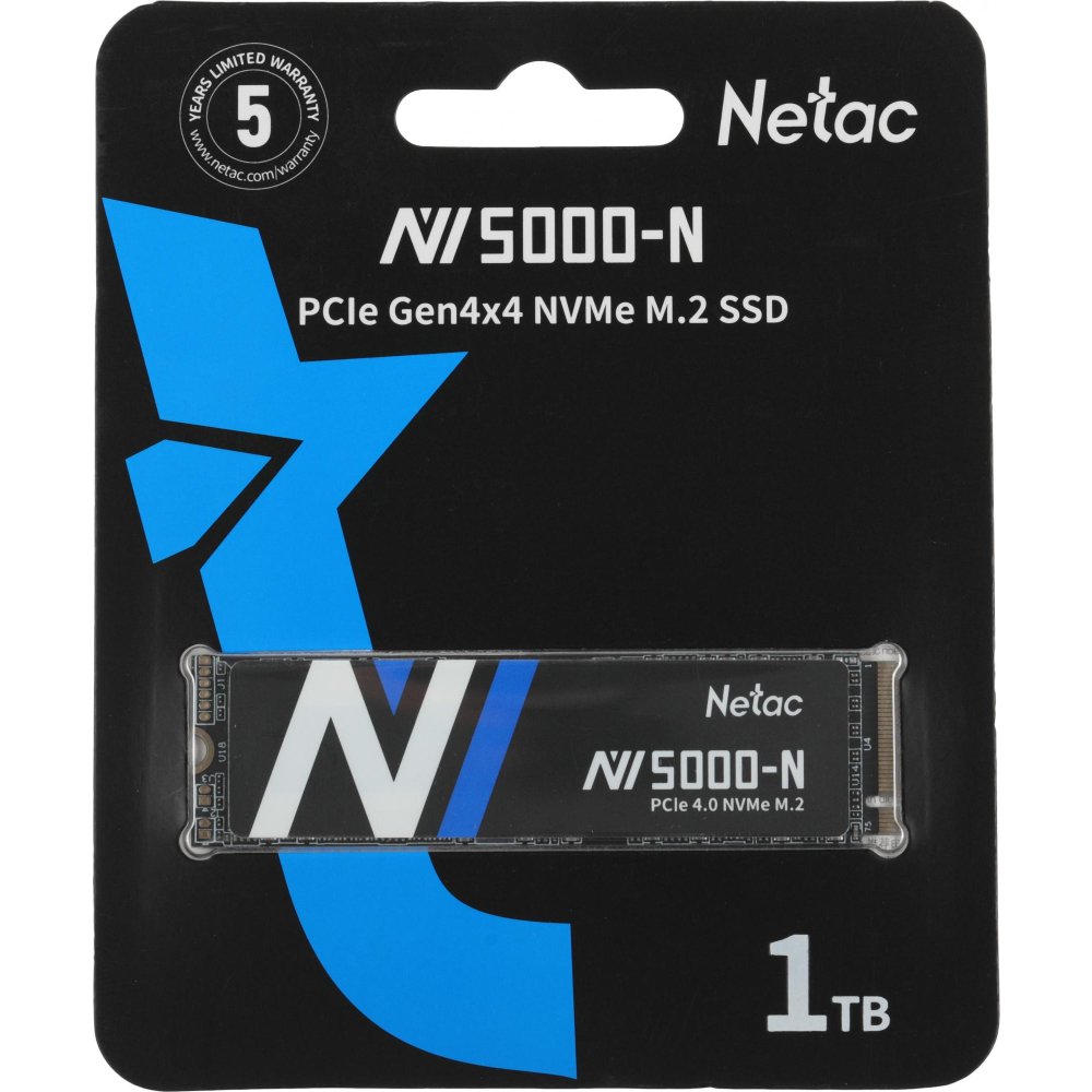 SSD M.2 накопитель Netac NV5000-N PCIe 4 x4 1TB (NT01NV5000N-1T0-E4X)