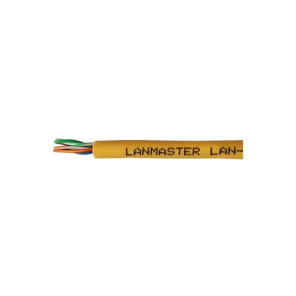 Кабель информационный Lanmaster LAN-5EUTP-LSZH-YL