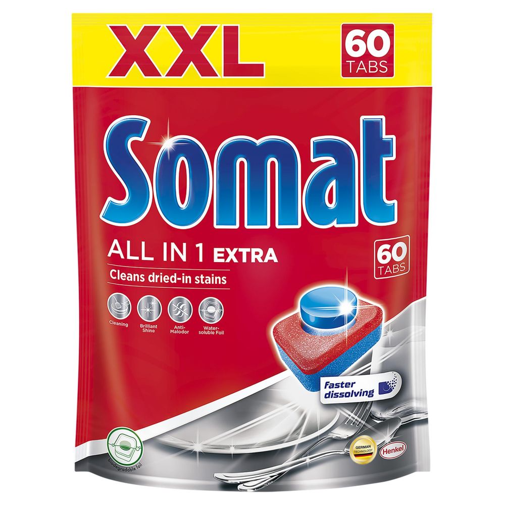 Таблетки для посудомоечной машины Somat All in 1 Extra (2 699 154)