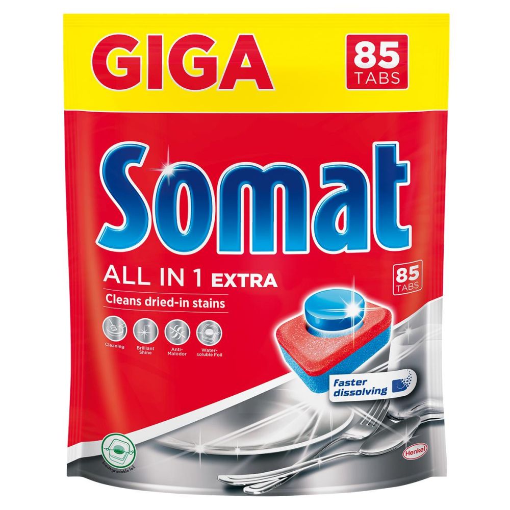 Таблетки для посудомоечной машины Somat All in 1 Extra (2 714 169)