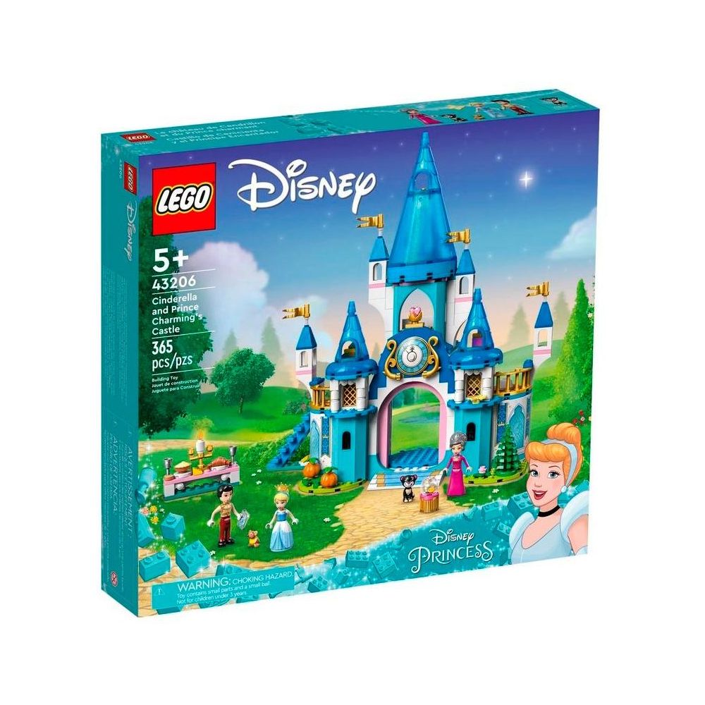 Конструктор Lego Disney Princess Cinderella and Prince Charming`s Castle (43206)