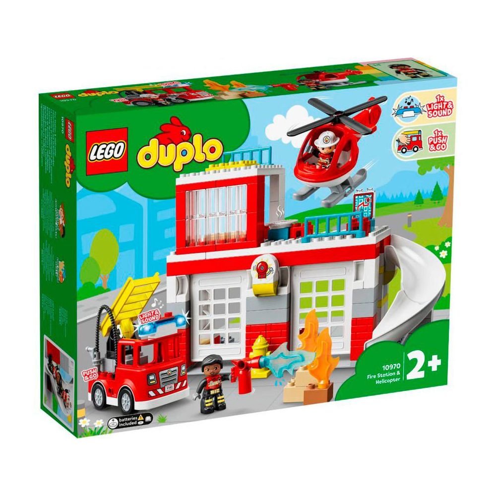 Конструктор Lego Duplo Town Fire Station & Helicopter (10970) Duplo Town Fire Station & Helicopter (10970) - фото 1
