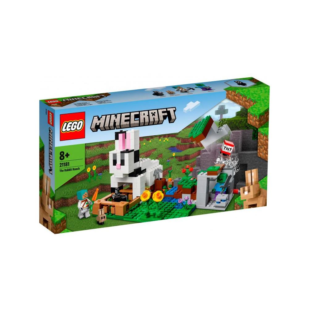 Конструктор Lego Minecraft Кроличье ранчо (21181) Minecraft Кроличье ранчо (21181) - фото 1