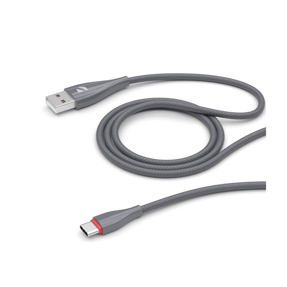 USB кабель Deppa Ceramic USB - USB-C 1 м (72289) серый Ceramic USB - USB-C 1 м (72289) серый - фото 1