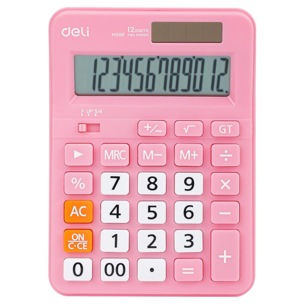 Калькулятор настольный Deli EM210FPINK