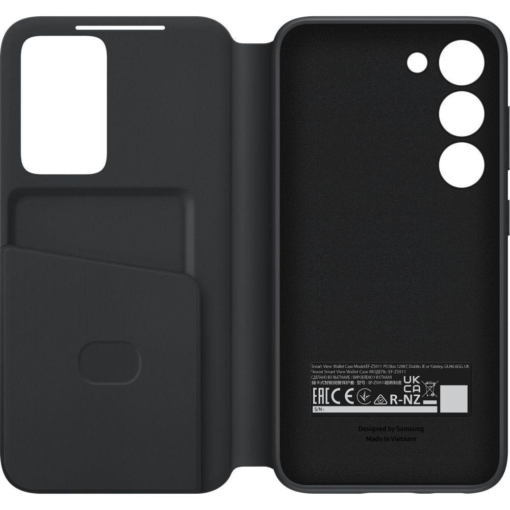 Чехол для телефона Samsung для Samsung Galaxy S23 Smart View Wallet Case черный (EF-ZS911CBEGRU)