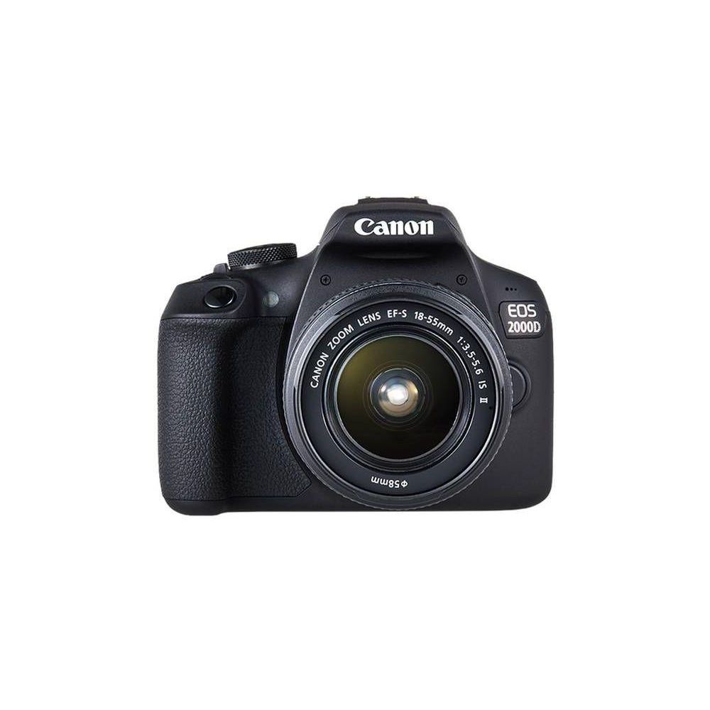 Зеркальный фотоаппарат Canon EOS 2000D KIT чёрный