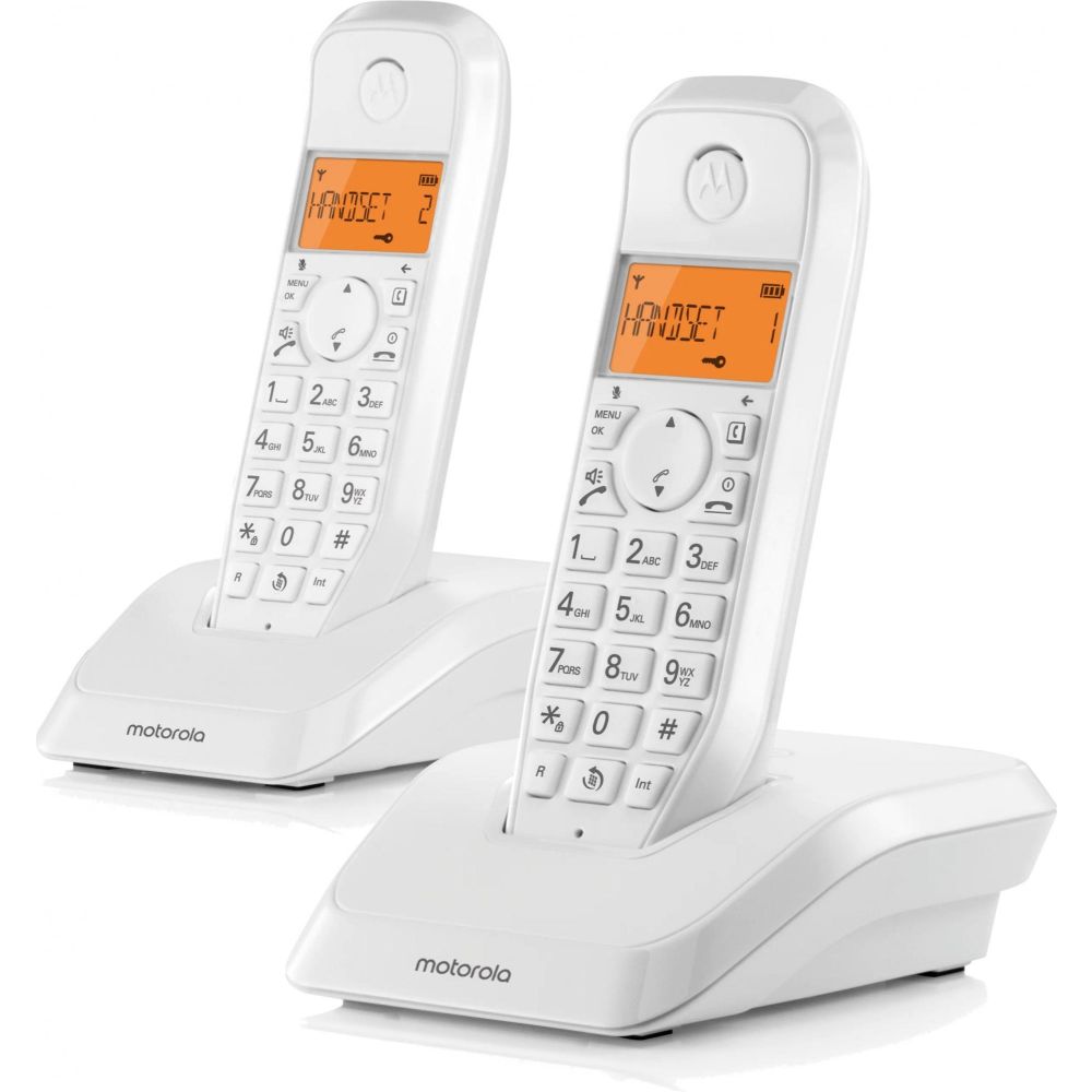 Dect телефон Motorola S1202 белый