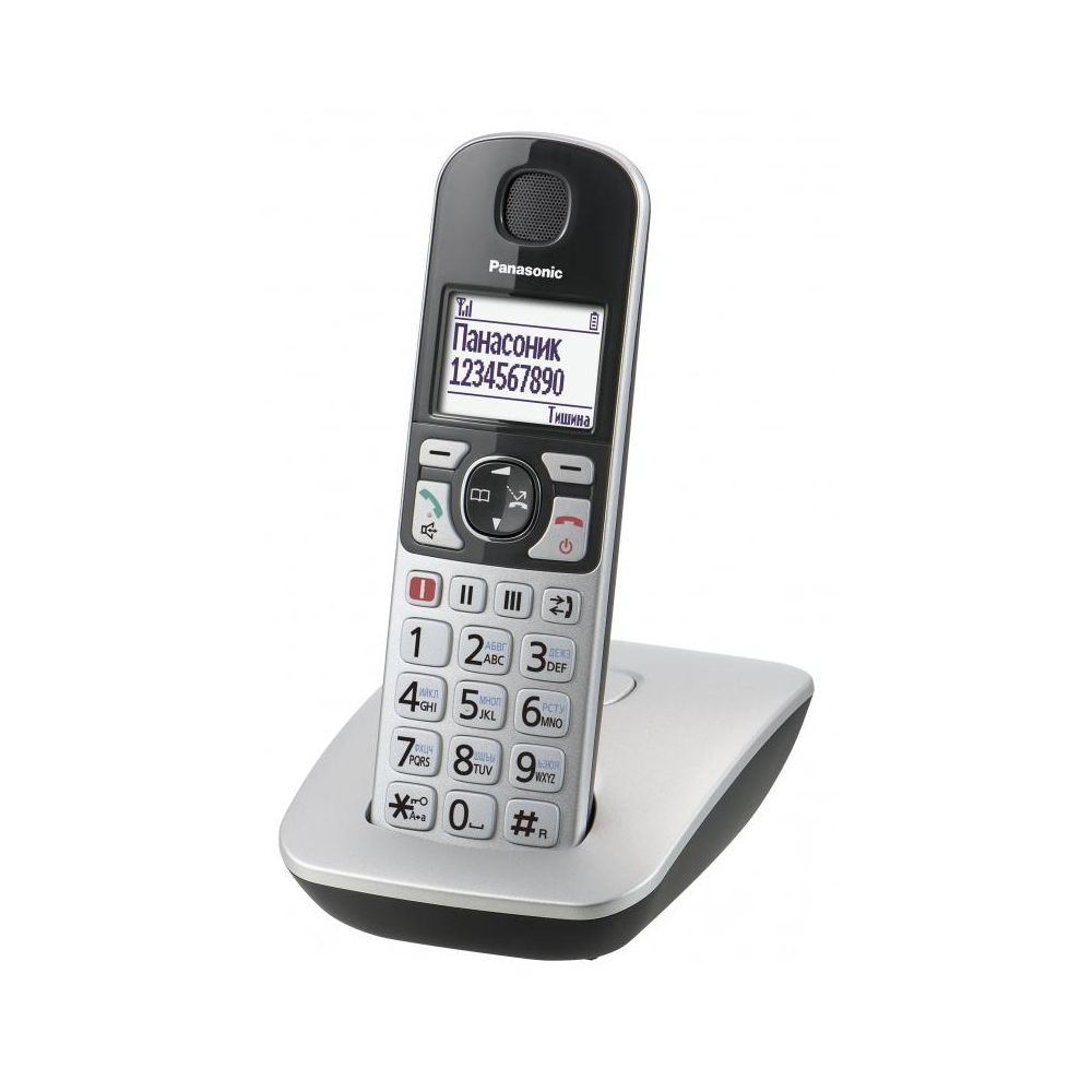 

Dect телефон Panasonic, Серый, KX-TGE510RUS серый