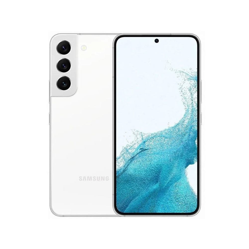 Смартфон Samsung Galaxy S22 5G 8/256Gb белый Galaxy S22 5G 8/256Gb белый - фото 1