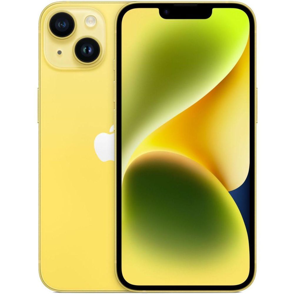 Смартфон Apple iPhone 14 128Gb жёлтый - фото 1