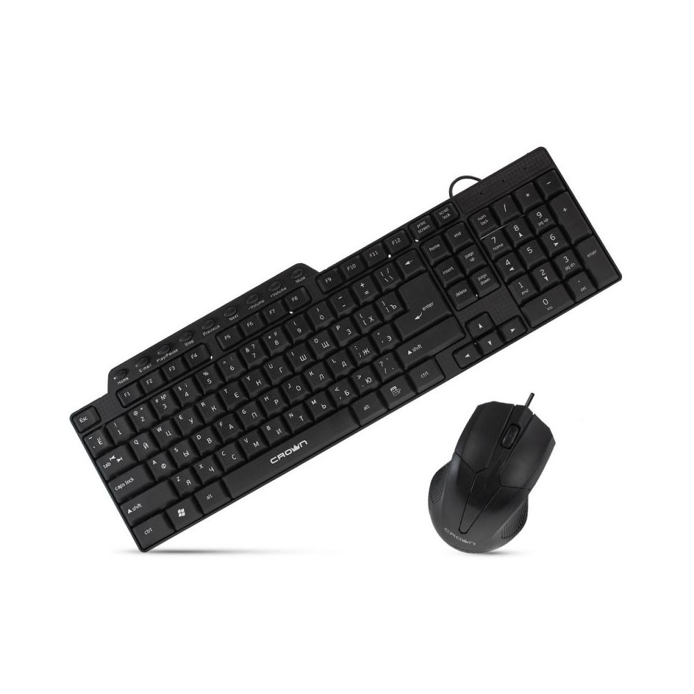 Комплект клавиатура+мышь Crown CMMK-520B