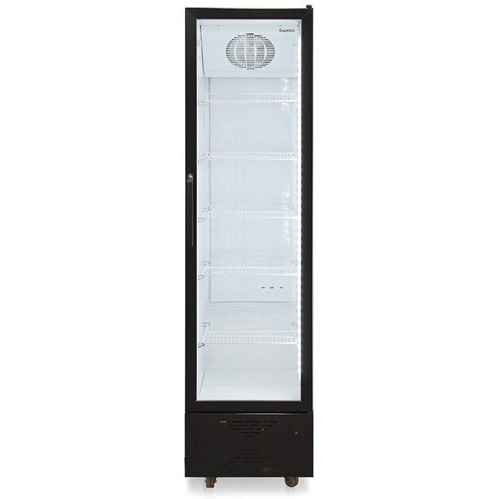 Холодильник-витрина Бирюса Б-B390 чёрный