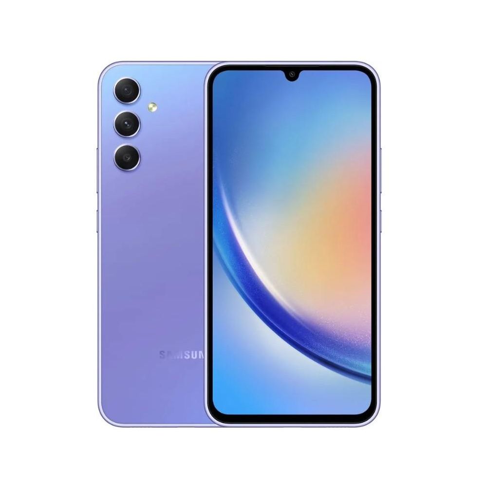 Смартфон Samsung Galaxy A34 5G 8/256Gb фиолетовый Galaxy A34 5G 8/256Gb фиолетовый - фото 1