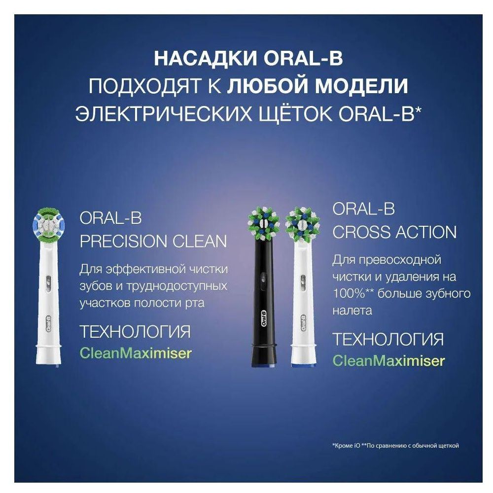 Насадка для зубной щетки Oral-B CrossAction CleanMaximiser