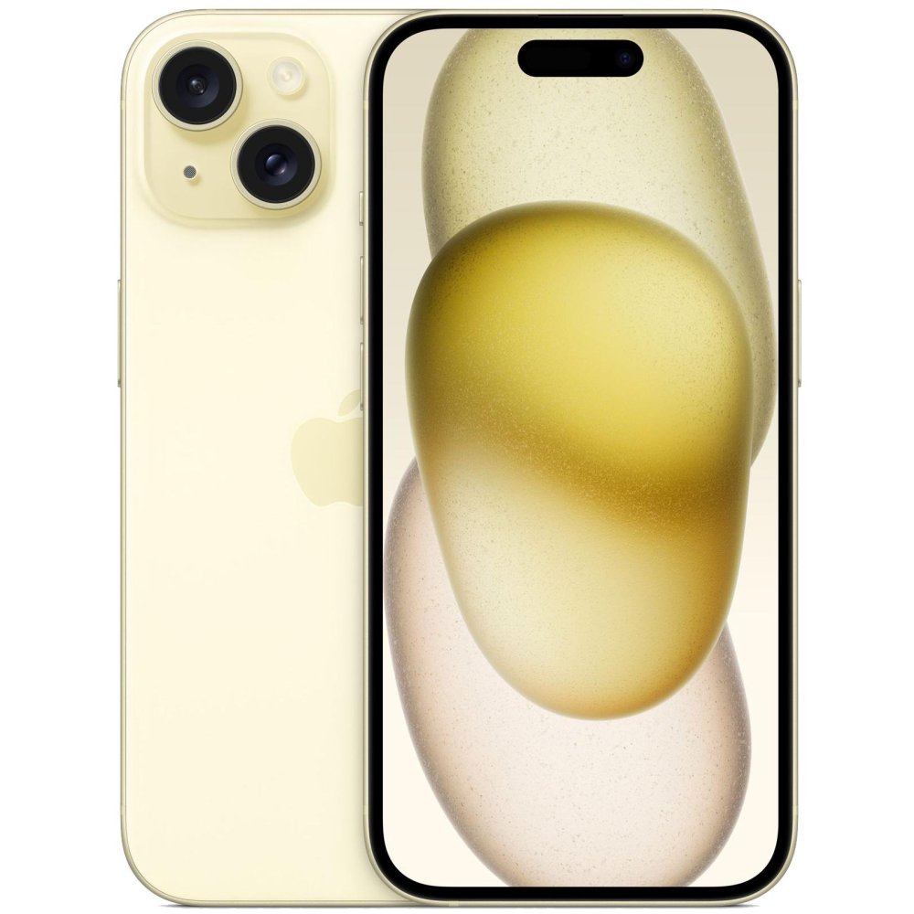 Смартфон Apple iPhone 15 128Gb жёлтый