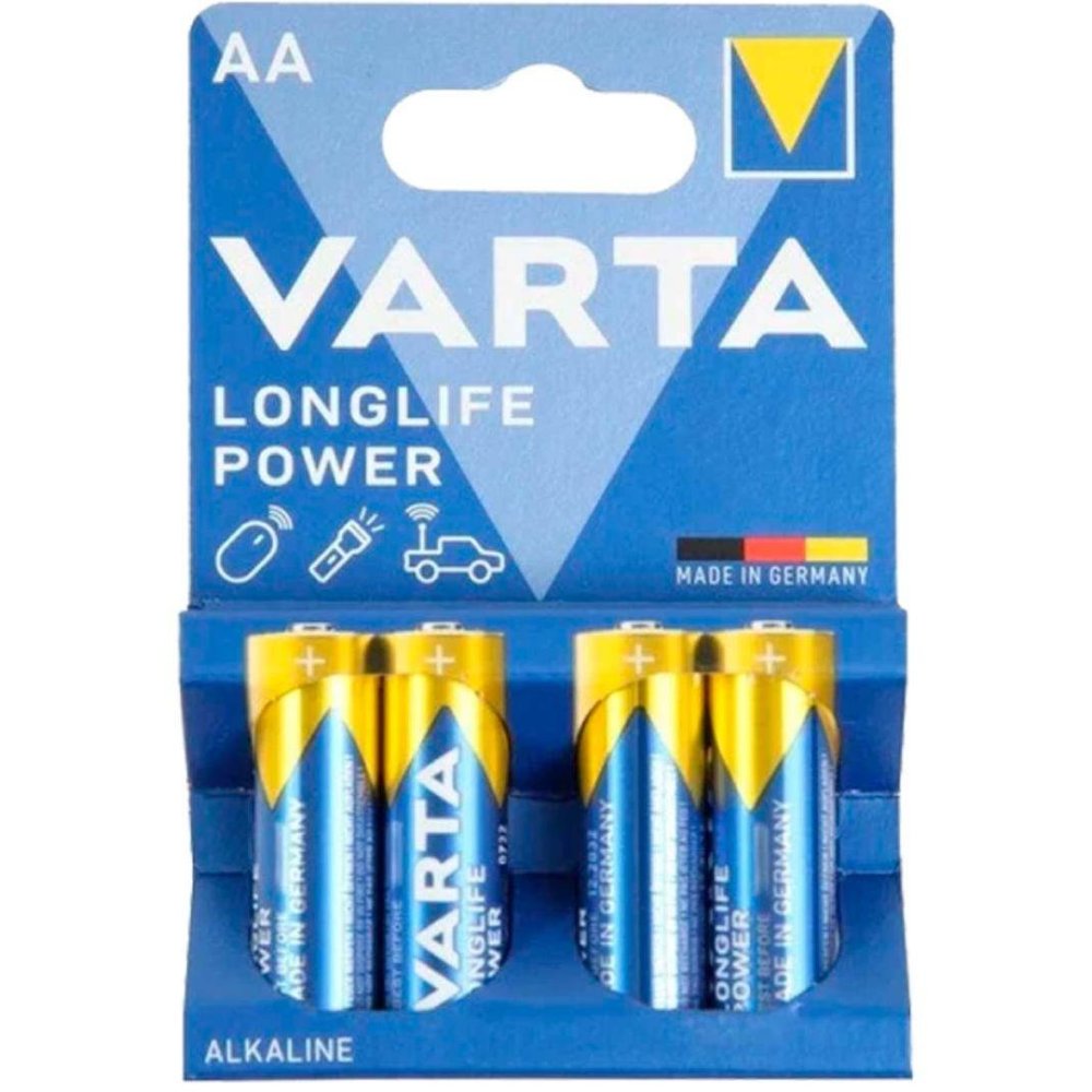Батарейка Varta Longlife power LR6 AA (4шт)