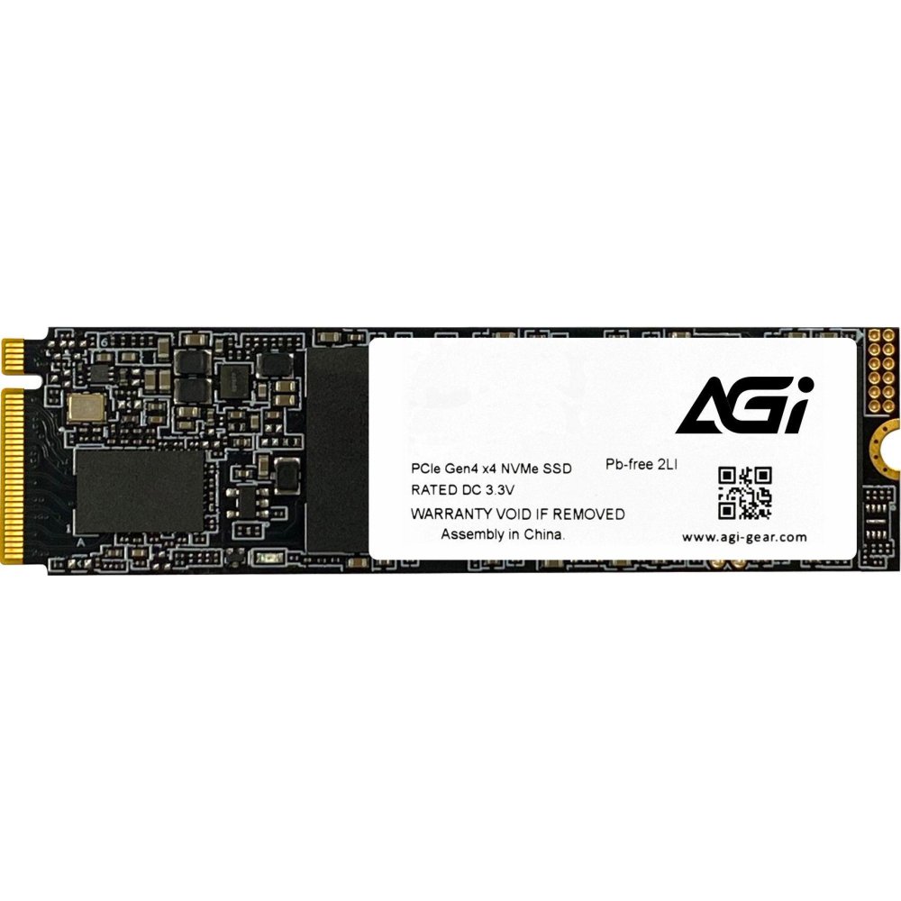 SSD M.2 накопитель AGi PCI-E 4.0 x4 2TB (AGI2T0G43AI818) PCI-E 4.0 x4 2TB (AGI2T0G43AI818) - фото 1