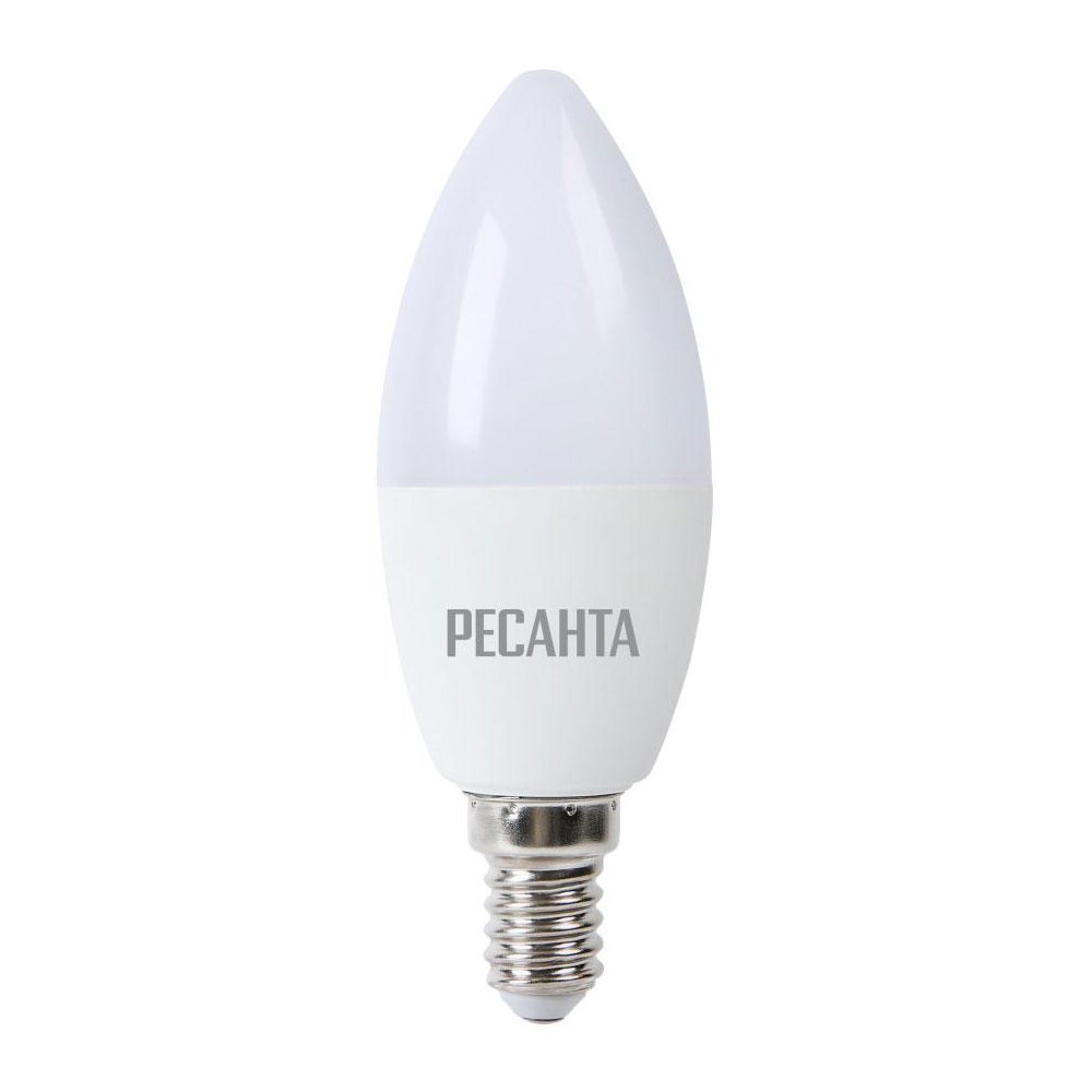 Лампа светодиодная Ресанта LL-R-C37-7W-230-4K-E14
