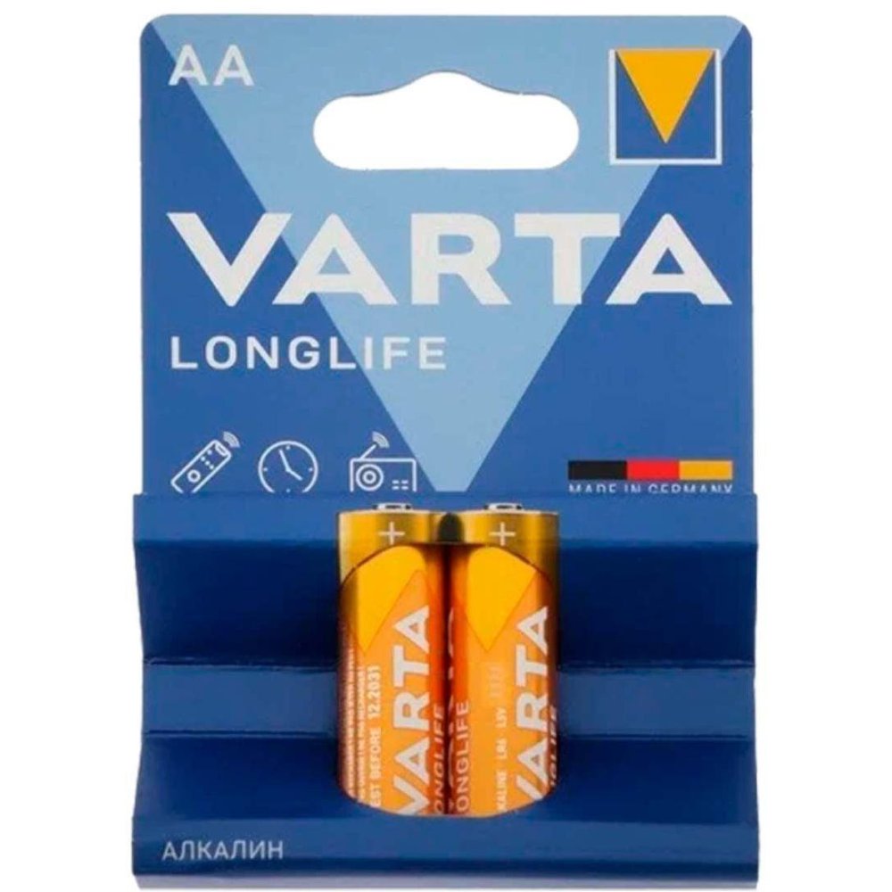 Батарейка Varta Longlife LR6 Alkaline AA (2шт)