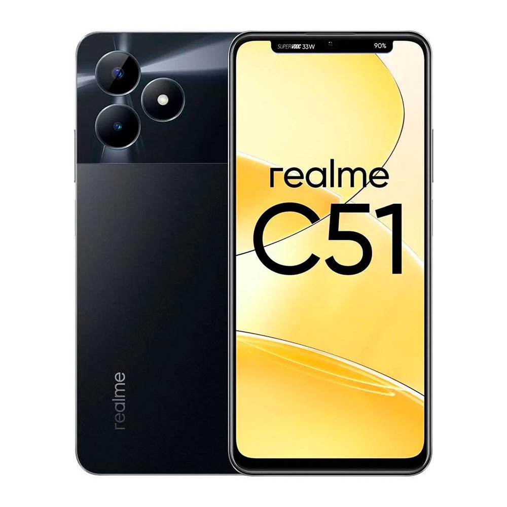 Смартфон Realme C51 4/64Gb черный C51 4/64Gb черный - фото 1