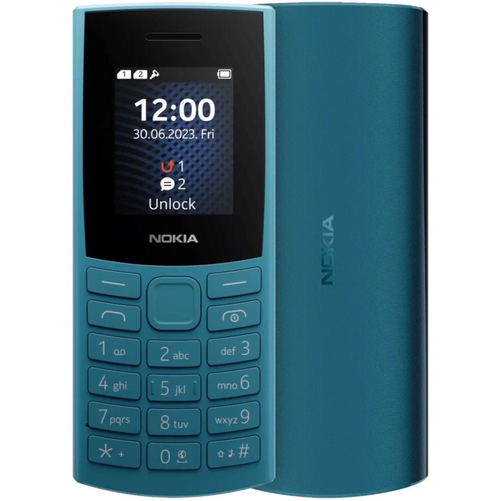 Мобильный телефон Nokia 105 DS голубой - фото 1