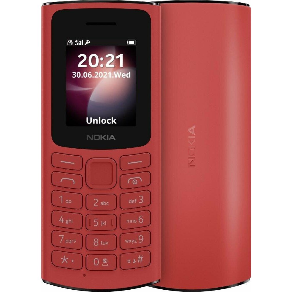 Мобильный телефон Nokia 105 DS красный - фото 1