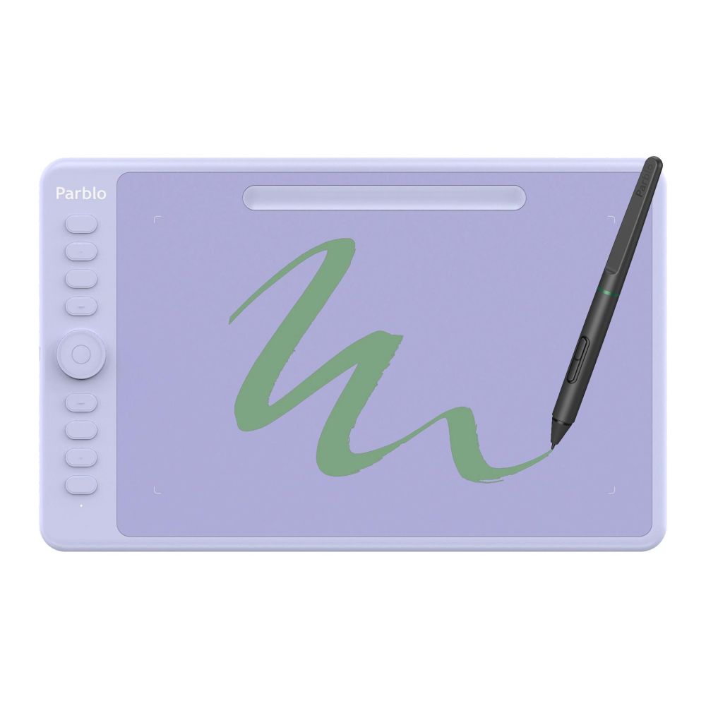 Графический планшет Parblo Intangbo M пурпурный - фото 1