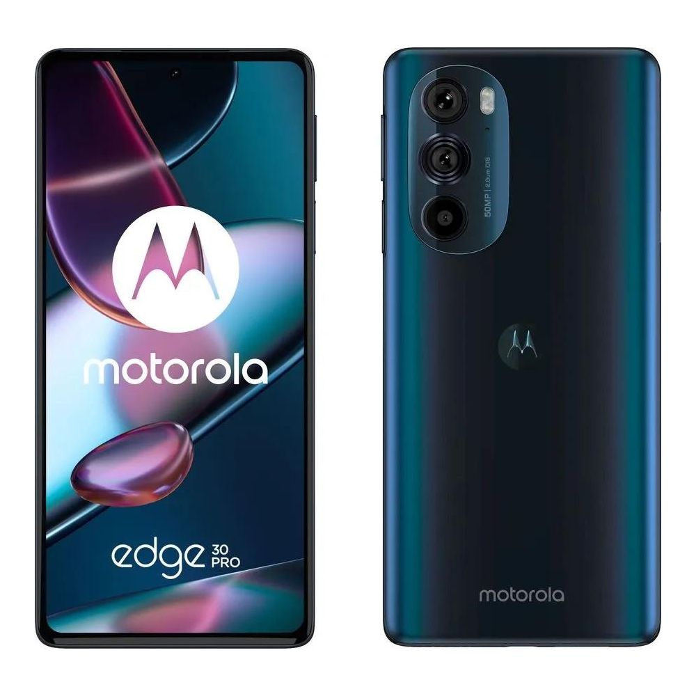 Смартфон Motorola Edge 30 pro 12/256Gb синий Edge 30 pro 12/256Gb синий - фото 1